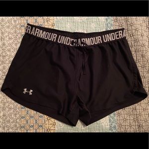 UA Women’s Black HeatGear Shorts